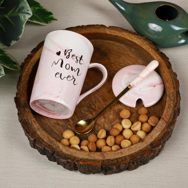 Coffee Mug with Lid & Spoon Gift for Mom Special with Gift Box