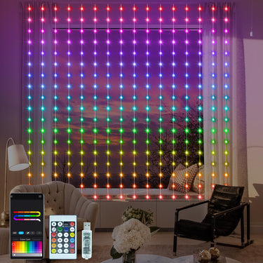 Color Changing Remote App Control Fairy Rainbow Smart Curtain Light