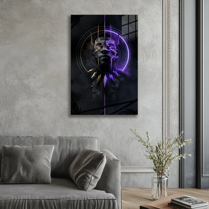 Wakanda Power – Black Panther Energy Metal Poster