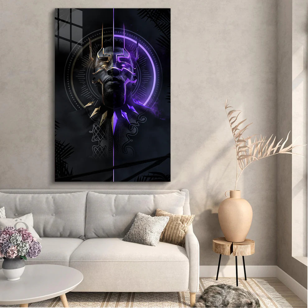 Wakanda Power – Black Panther Energy Metal Poster