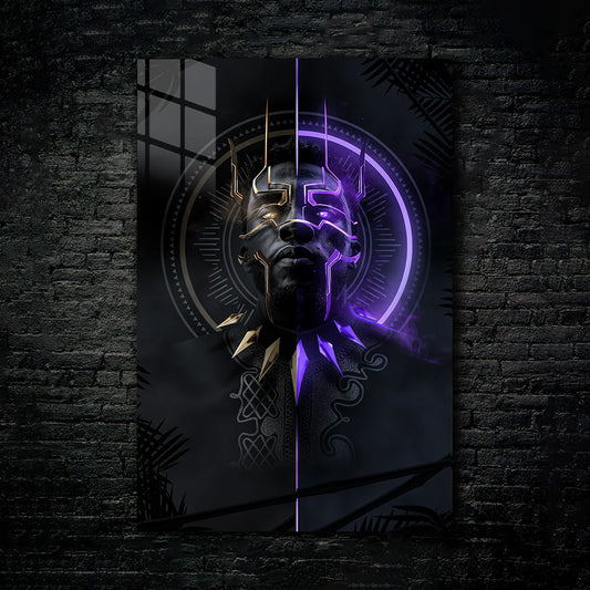 Wakanda Power – Black Panther Energy Metal Poster
