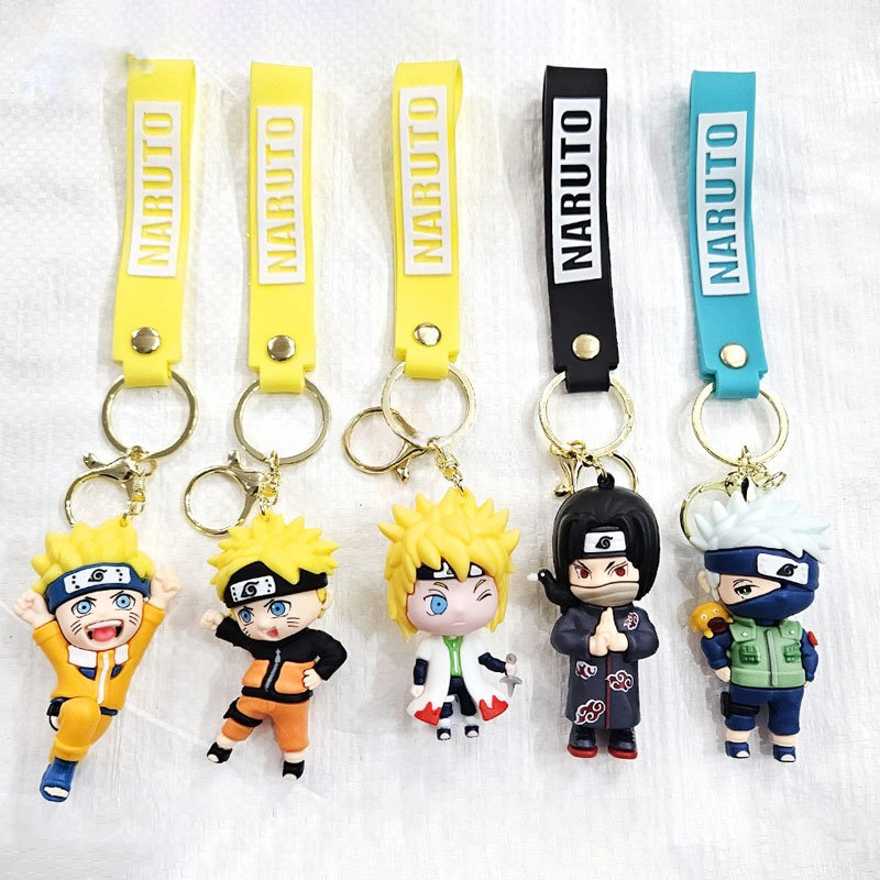 Naaruto 5 Designs 3D Keychains Any One