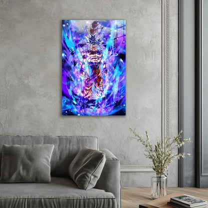 "Unleashed Power – Son Goku Metal Print Poster"