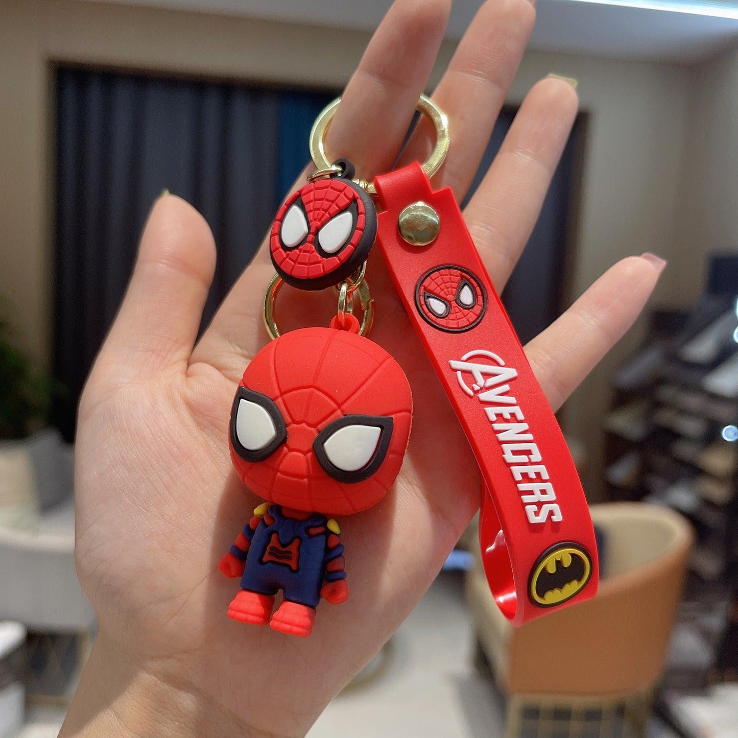 Spiderman Set 3D Keychain (12 Pieces in Packet)