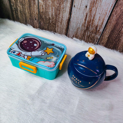 Astro Mug and lunchbox combo set || return & Birthday gift for kids