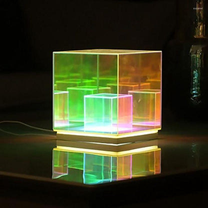 Colour changing table lamp