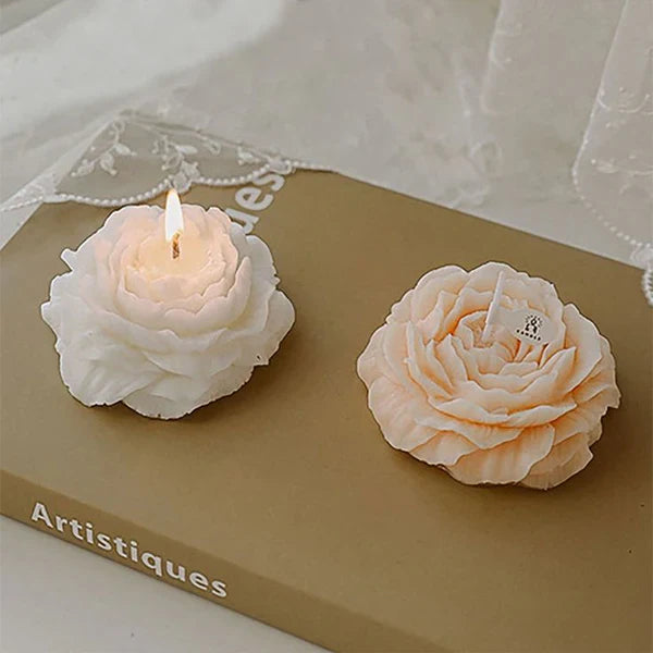 Rose Scented Candle - Pack of 3