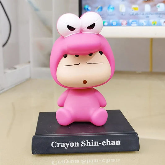 Shinchan Pink Suit Bobblehead With Box