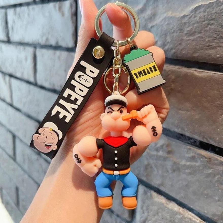 Popeye 2 Design set 3D Keychain (12pcs Packet)