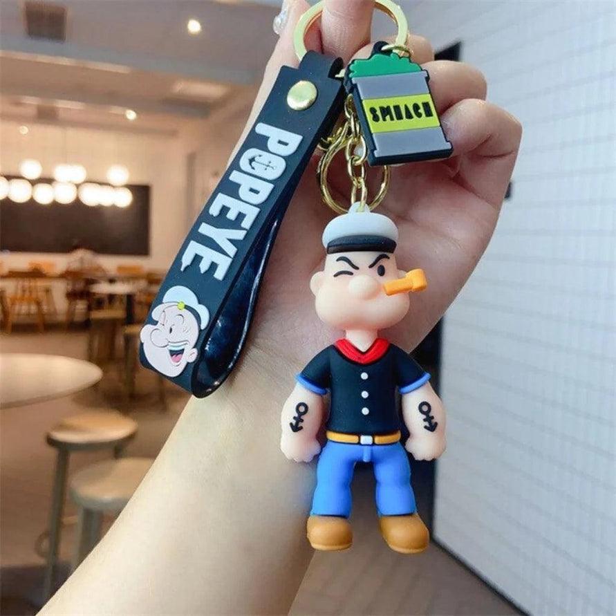 Popeye 2 Design set 3D Keychain (12pcs Packet)