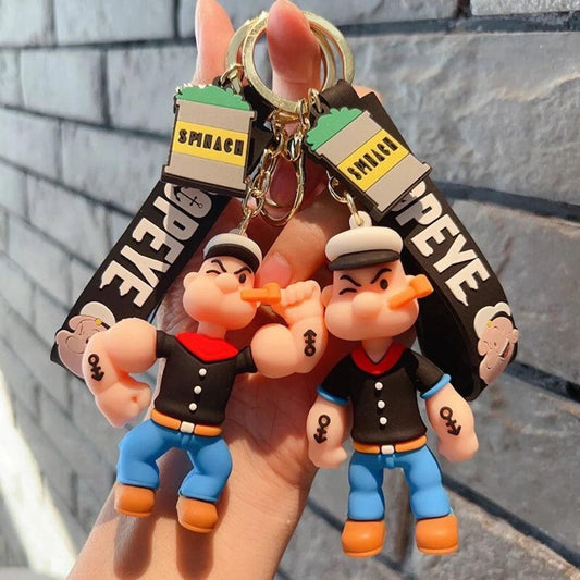 Popeye 2 Design set 3D Keychain (12pcs Packet)