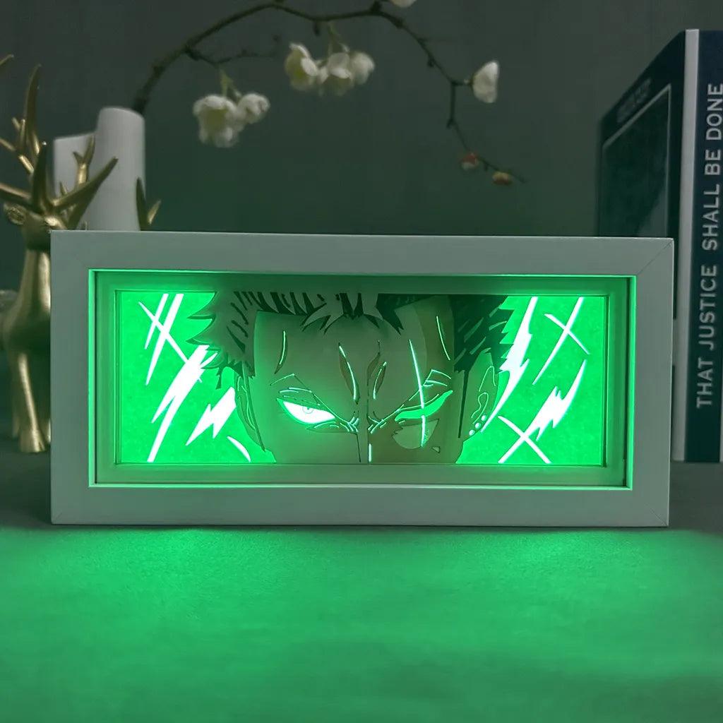 Roronoa Zoro Anime Light Box Lamp