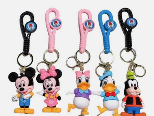 Mickey Minnie 3D Keychain Any One