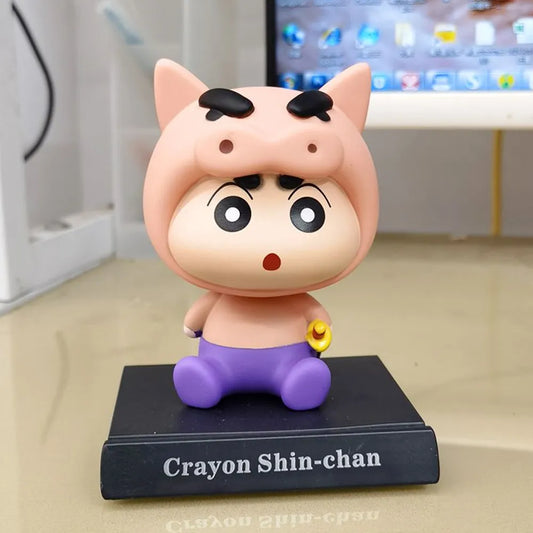 Shinchan Pig Suit Bobblehead With Box