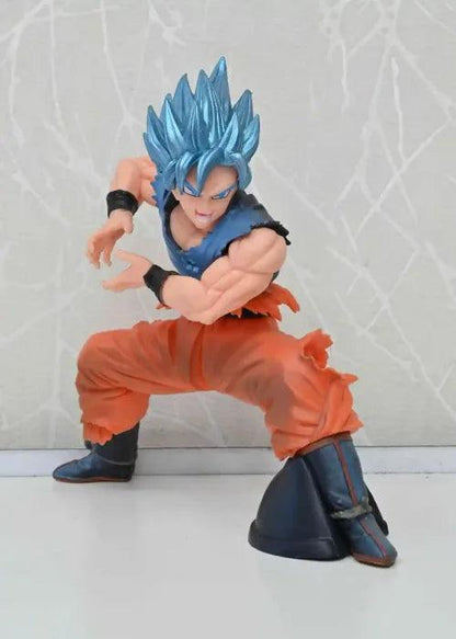 DBZ Goku Super Saiyan Blue Hair 19cm Action Figure