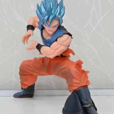 DBZ Goku Super Saiyan Blue Hair 19cm Action Figure