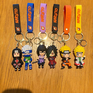 Naruto-2 6 Design Set 3D Keychain (12 Pieces in Packet)