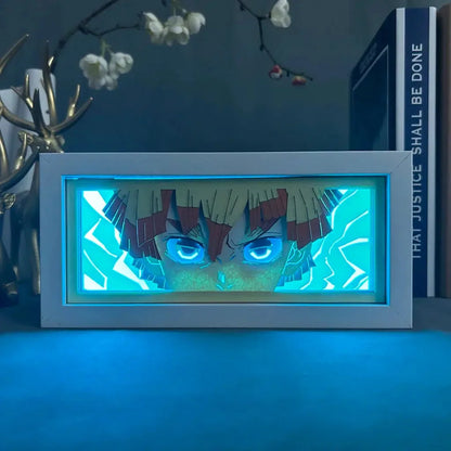 Demon Slayer Zenitsu Anime Light Box Lamp