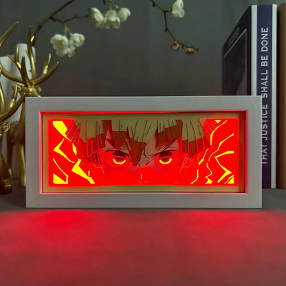 Demon Slayer Zenitsu Anime Light Box Lamp