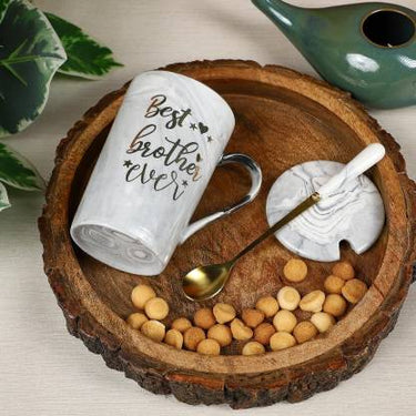 Best Brother Ever Gifts for Raksha Bandhan Ceramic Coffee Mug  (400 ml)