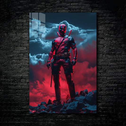 Deadpool: Stormborn Vigilante – Premium Metal Print Poster