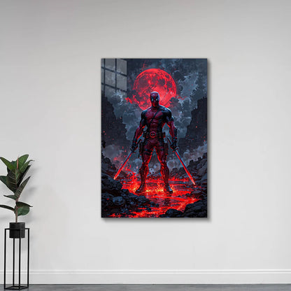 Deadpool: Blood Moon Mayhem – Epic Metal Print Poster