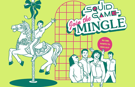 Join The Mingle Game  - Squid Game Metal Poster
