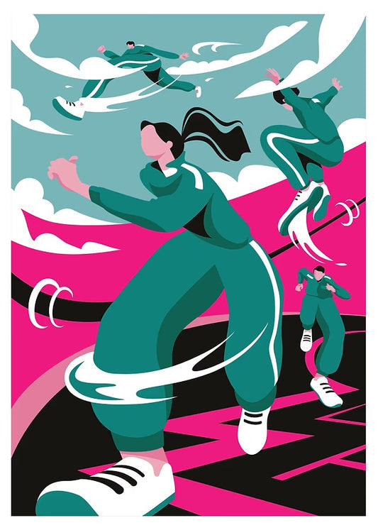 Ruthless Rules - Squid Game Metal Poster