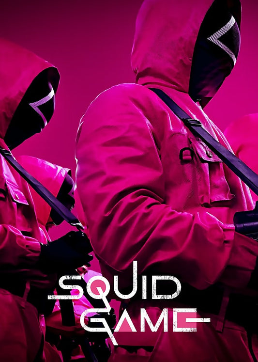 The Pink Soldier  - Squid Game Metal Poster