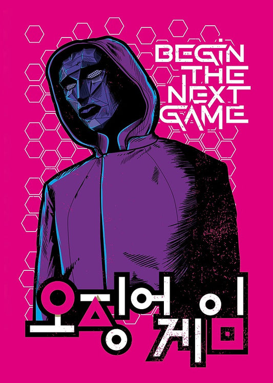 Frontman’s Gaze  - Squid Game Metal Poster