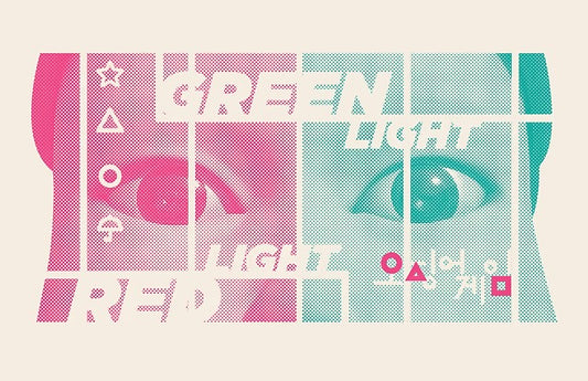 Red Light, Green Light - Squid Game Metal Poster