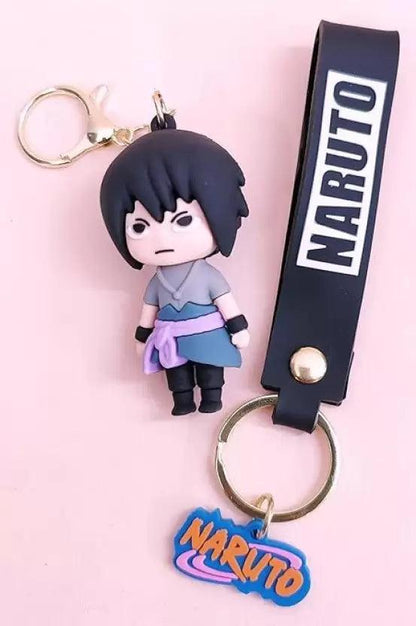 Anime Sasuke Uchiha 3D Keychain Wholesaler (12 Pieces in Packet)