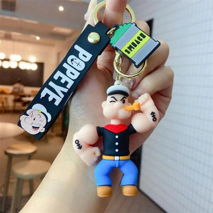 Popeye 2 Design set 3D Keychain (12pcs Packet)