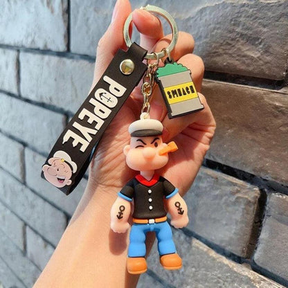 Popeye 2 Design set 3D Keychain (12pcs Packet)