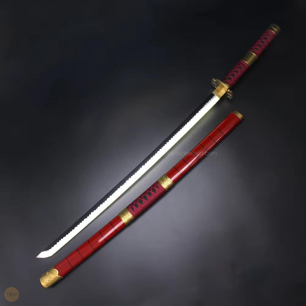 Anime Zoro Red Neon Katana 104cm