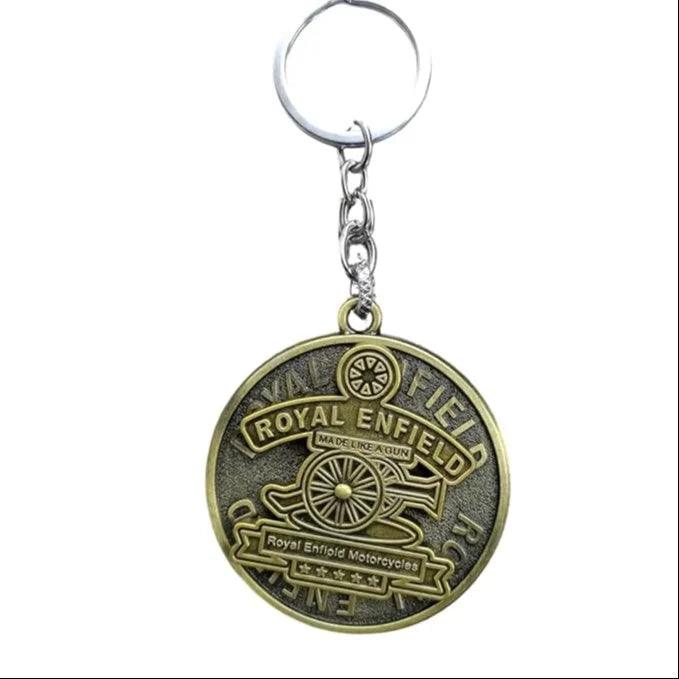 Bullet Bike Spinning Metal keychain