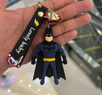 Young Batman Dark Blue 3D Keychain (12 Pieces in Packet)