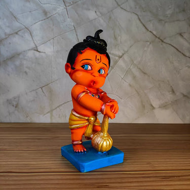 Handcrafted Baby Bal Hanuman ji Bajrangbali Idol for Home Decor