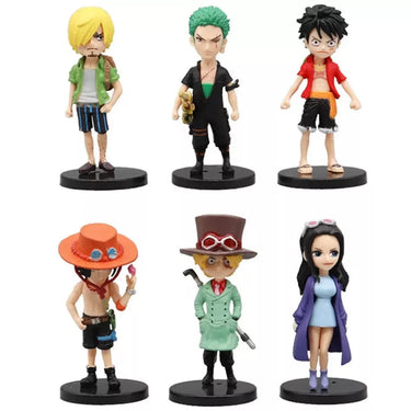 One Piece 8pcs Set 7cm Action Figure