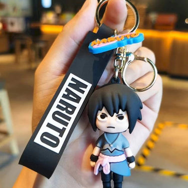 Anime Sasuke Uchiha 3D Keychain Wholesaler (12 Pieces in Packet)