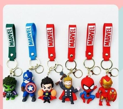 Avengers 6 Design Set 3D Keychain (12 Pieces in Packet)