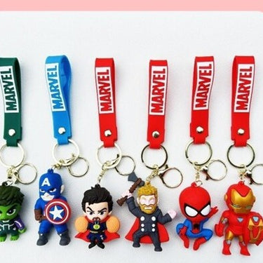 Avengers 6 Design Set 3D Keychain (12 Pieces in Packet)