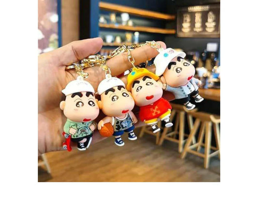 Shin Chan Rope Strap 3D Keychain Any One