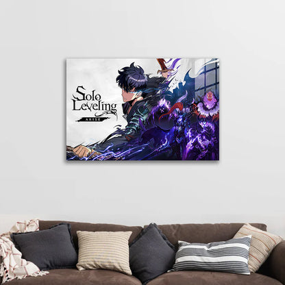 Solo Leveling: Rise of the Shadow Monarch – Premium Metal Print Poster