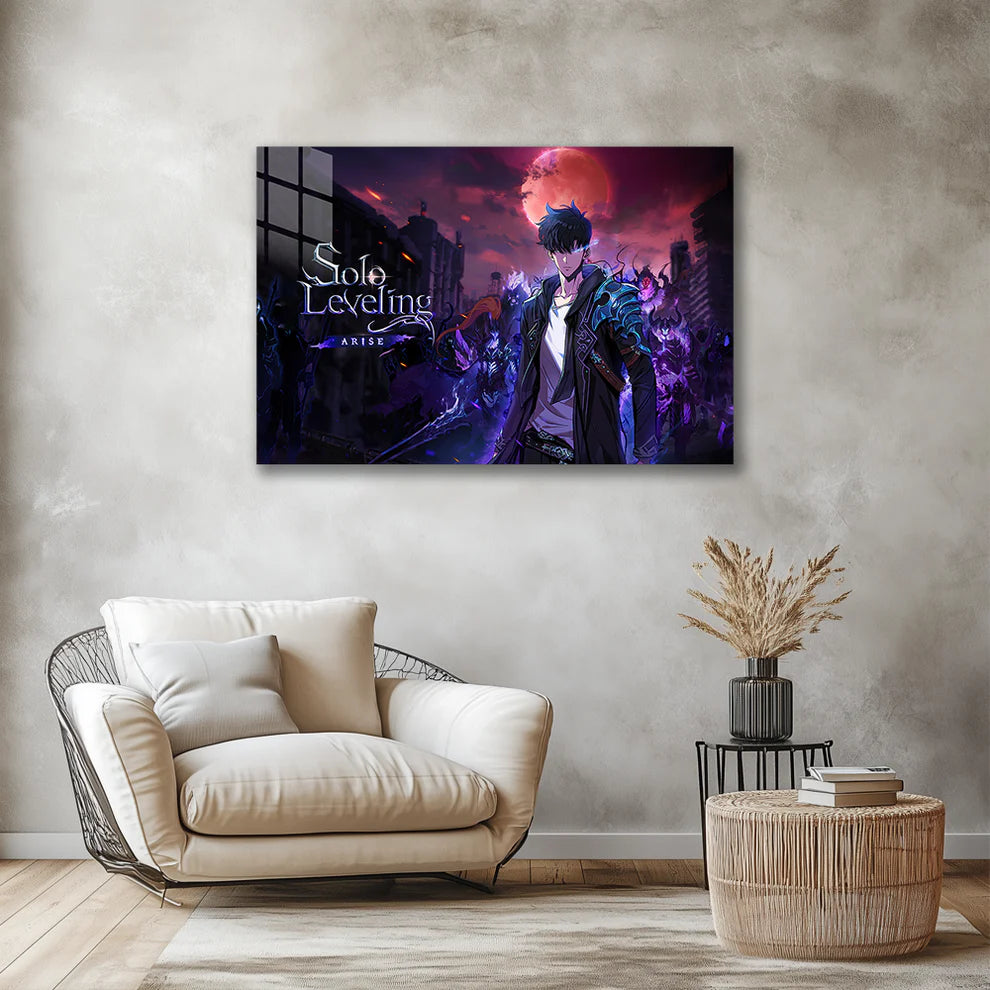 Solo Leveling: Rise of the Shadow Monarch – Metal Print Poster
