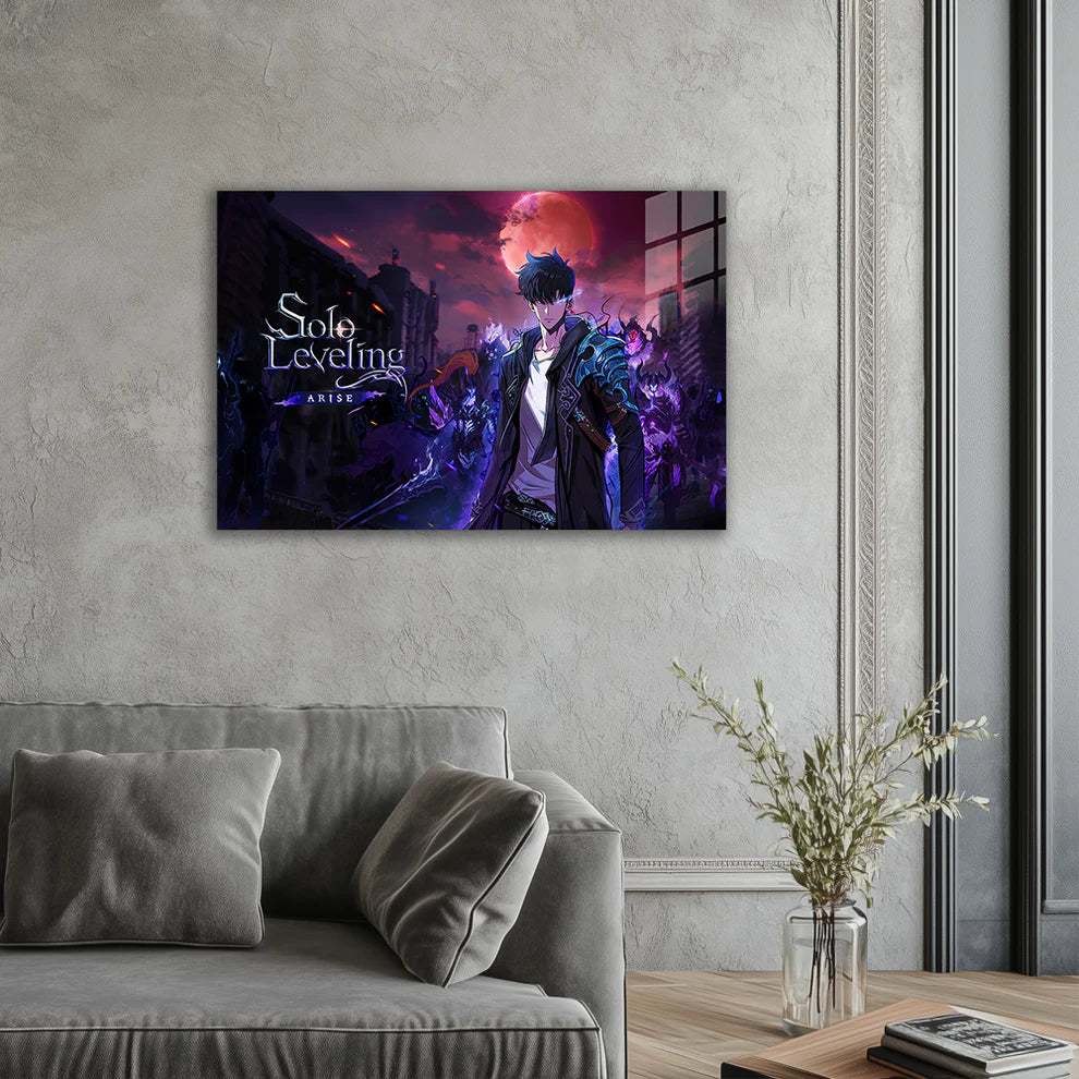 Solo Leveling: Rise of the Shadow Monarch – Metal Print Poster