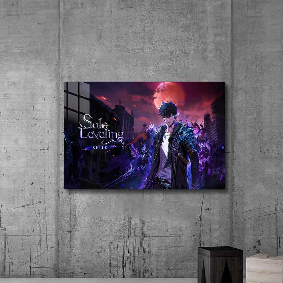 Solo Leveling: Rise of the Shadow Monarch – Metal Print Poster