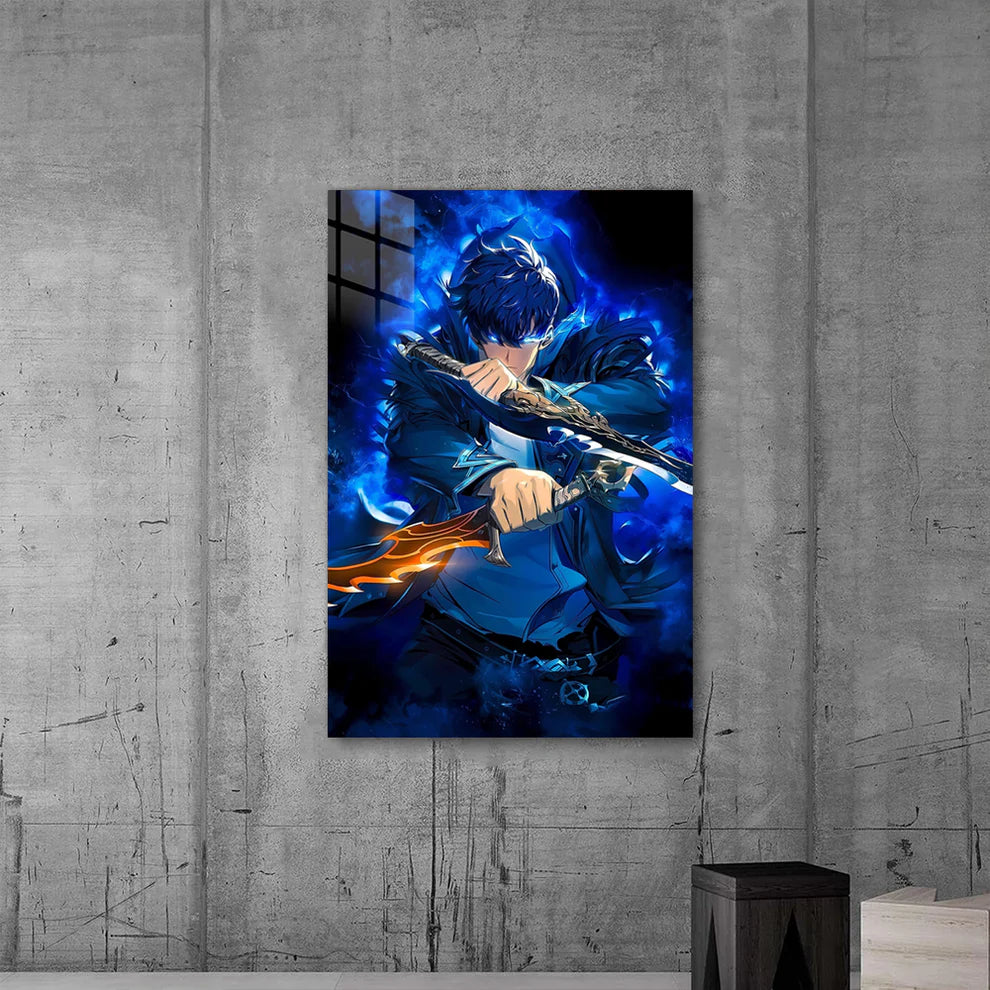 Sung Jin-Woo: Shadow Monarch Ascend – Metal Print Poster