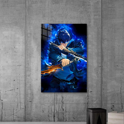 Sung Jin-Woo: Shadow Monarch Ascend – Metal Print Poster