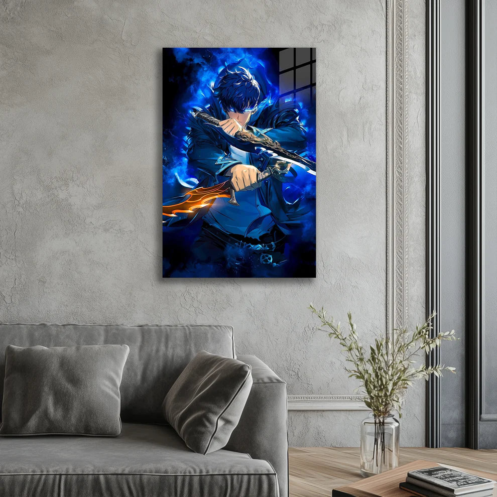 Sung Jin-Woo: Shadow Monarch Ascend – Metal Print Poster